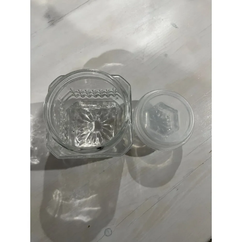 KOEZE Glass container canister with‎ lid